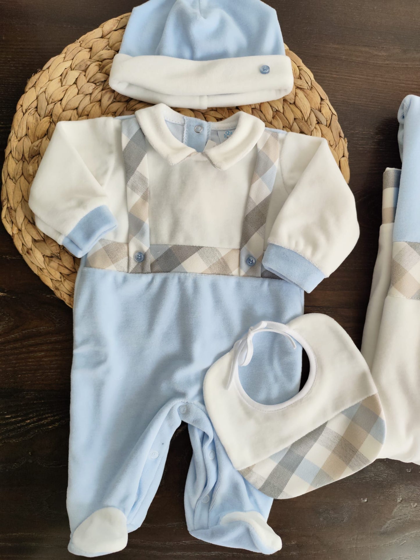 coordinato nascita  in ciniglia "Gabriel"