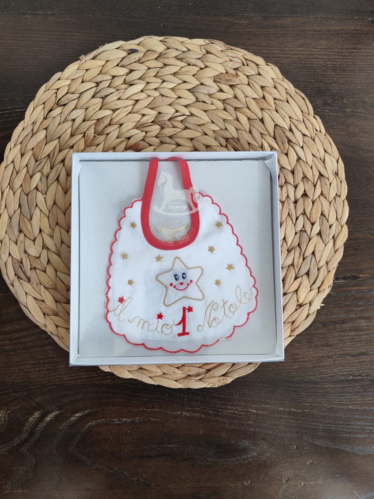 Bavette Natalizie Unisex "il mio primo Natale"