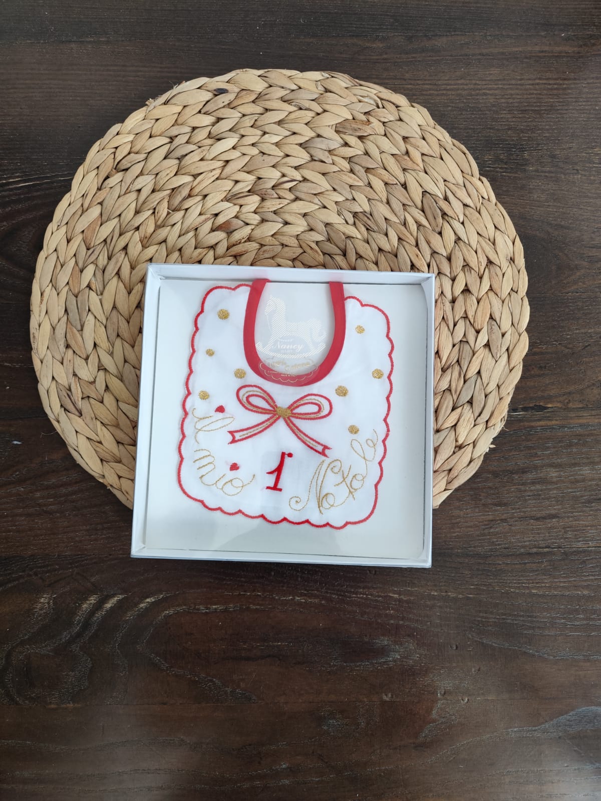 Bavette Natalizie Unisex "il mio primo Natale"
