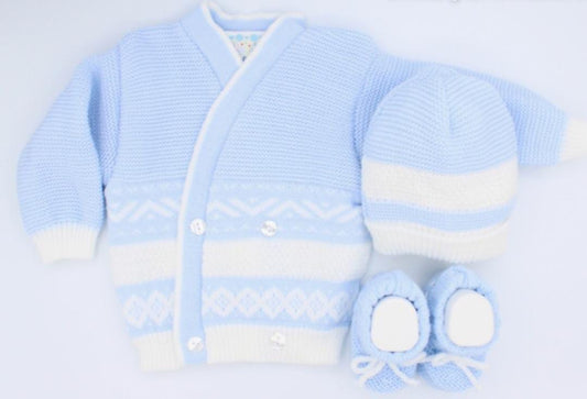 Set Cardigan Cappellino e Scarpine